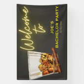 おもしろいバチュラーパーティ 横断幕 (縦)