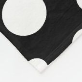 おもしろいバックヤードチキンズポーランドヘン水玉模様 フリースブランケット (角)