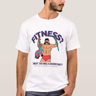 おもしろいバックヤードフィットネス引用文 – ガーデンパーティーピニャータ Tシャツ