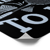 おもしろいバドミントンプレイヤーマッチゲームジョーク2 ポスター (角)