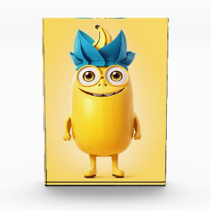 おもしろいバナナキャラクター フォトブロック