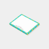 おもしろいバナナパタパーソナライズされたーン ポストイット (アングル)