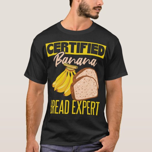 おもしろいバナナパン好き Tシャツ (正面)