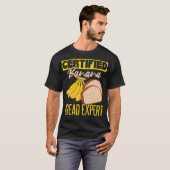 おもしろいバナナパン好き Tシャツ (正面フル)