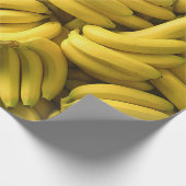 おもしろいバナナ、フルーツ、カスタム ラッピングペーパー (角)