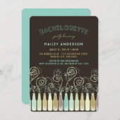 おもしろいバブルお祝いバチェロレッテ招待状 招待状 (正面/裏面)