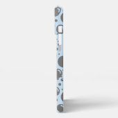 おもしろいバブルパターン iPhoneケース (左側面)