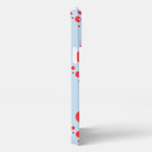 おもしろいバブルパターン iPhoneケース (右側面)