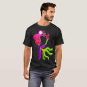 おもしろいバラの友達 Tシャツ (正面フル)