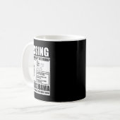 おもしろいバラクオ恋しく思バマ自由主義のポスター コーヒーマグカップ (正面左)