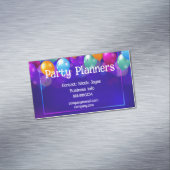 おもしろいバルーンパーティーまたはイベントプランナー名刺 マグネット名刺 (インサイチュ)