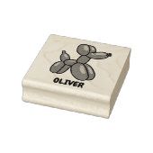 おもしろいバルーン犬のカスタムデザイン ラバースタンプ (スタンプ)