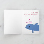 おもしろいバレンタインとポルポワスプンレインボーハート シーズンカード (内部)