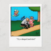 おもしろいバレンタインデーのユーモアのはがき シーズンポストカード (正面)