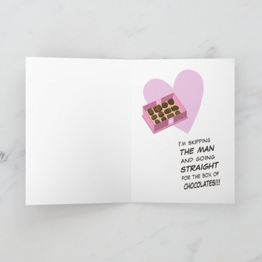 おもしろいバレンタインデーの挨拶状を簡単にして下さい シーズンカード (内部)