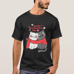 おもしろいバレンタインデー引用文ハッピーメオウエンティーンズデイ Tシャツ