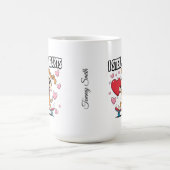 おもしろいバレンタインデー – かわいモダンい&ユーモアのある コーヒーマグカップ (中央)