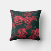 おもしろいバレンタインデーEwww感覚レッドローズ クッション (裏面)