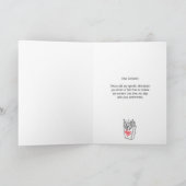 おもしろいバレンタインマイ最後のフライフランスの折畳み カード (内部)