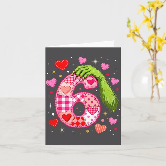 おもしろいバレンタイン67ミームカップルマッチングラブ カード (黄色い花)