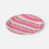 おもしろいバレンタイン ペーパープレート (アングル)