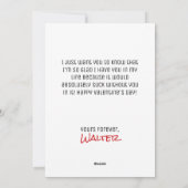 おもしろいバレンティ吸ンのハートは シーズンカード (裏面)