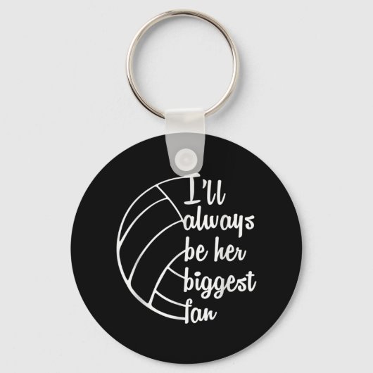 おもしろいバレーボール女性用ママパパコーチバレーボール キーホルダー (正面)