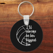 おもしろいバレーボール女性用ママパパコーチバレーボール キーホルダー (正面)