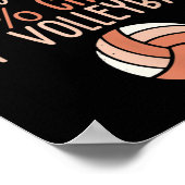 おもしろいバレーボール週末予測バレーボールBoho Fl ポスター (角)