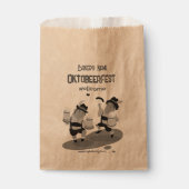 おもしろいバヴァリアンマン招待状へオクトーバーフェスト好意バッグ フェイバーバッグ (正面)