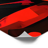 おもしろいバーシーン | Bartenderと顧客 ポスター (角)