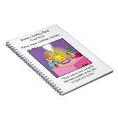 おもしろいバースデーパーティーゲストブック ノートブック (右側)