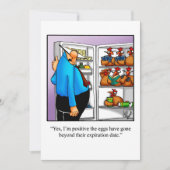 おもしろいバースデーパーティ招待状 招待状 (正面)