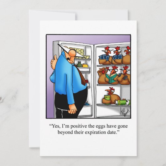 おもしろいバースデーパーティ招待状 招待状 (正面)