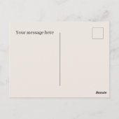 おもしろいバールールの追加メッセージゲスト ポストカード (裏面)