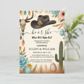 おもしろいバーンハットファームフィルムウサカウボーイジェンダーリビール 招待状 (スタンド正面)