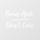 おもしろいバーンヘアドー気にランチファームカントリーホース ウィンドウサイン (シート)