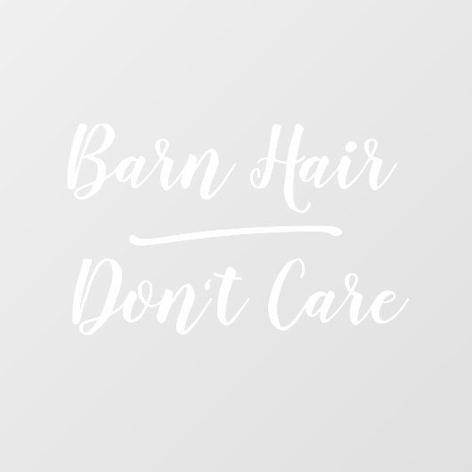 おもしろいバーンヘアドー気にランチファームカントリーホース ウィンドウサイン (シート)