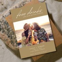 おもしろいバー写真を結婚開く