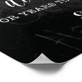 おもしろいバー結婚標識を開く |名パーソナライズされた前 ポスター (角)