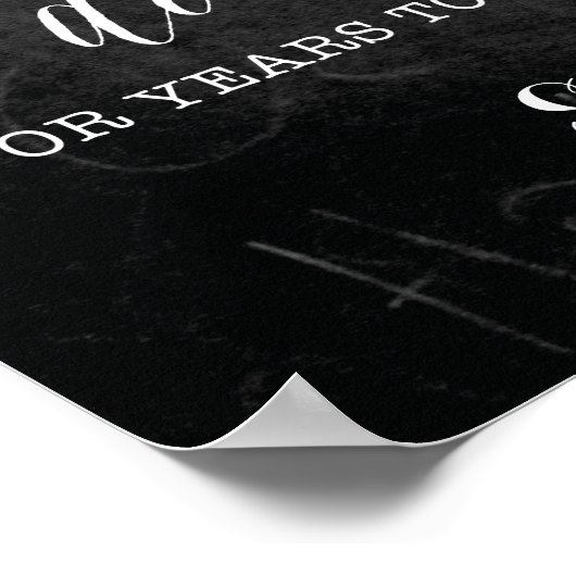 おもしろいバー結婚標識を開く |名パーソナライズされた前 ポスター (角)