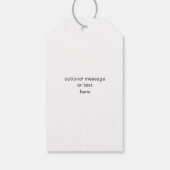 おもしろいパイナップルパターンギフトラベル ギフトタグ (裏面)