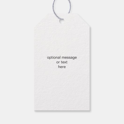 おもしろいパイナップルパターンギフトラベル ギフトタグ (裏面)