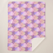 おもしろいパイナップルパターン シェルパブランケット (正面)