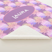 おもしろいパイナップルパターン シェルパブランケット (3/4)