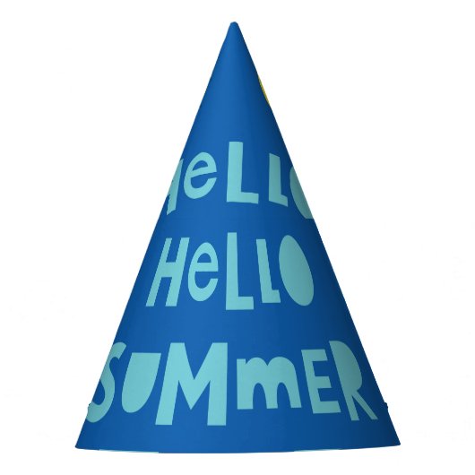 おもしろいパイナップルヴィンテージカードデザイン パーティーハット (正面)