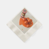 おもしろいパスタナプキン 縁ありカクテルナプキン (角)