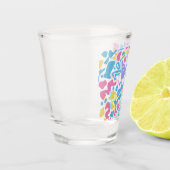 おもしろいパステルカラフル鮮やか形状 ショットグラス (左)