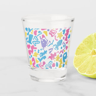おもしろいパステルカラフル鮮やか形状 ショットグラス