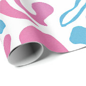 おもしろいパステルカラフル鮮やか形状 ラッピングペーパー (ロールコーナー)